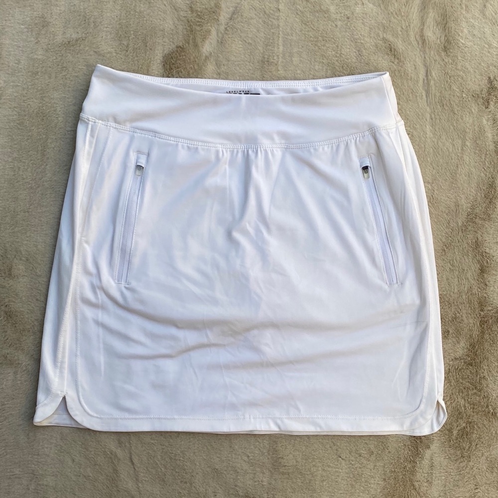 LevelWear White Tennis Skirt